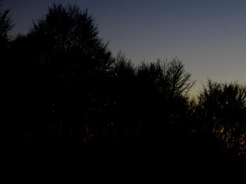 foto tramonto Rubbio