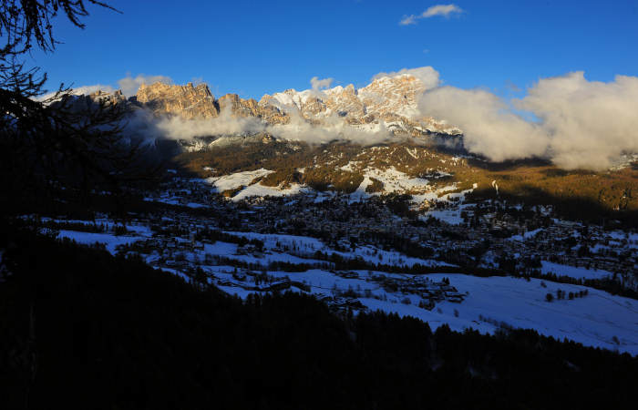 la conca di Cortina d'Ampezzo, Belluno Dolomiti