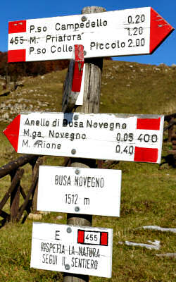 monte Novegno gruppo del Pasubio