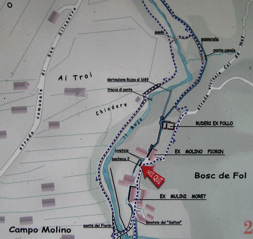 La Via dei Mulini a Cison di Valmarino
