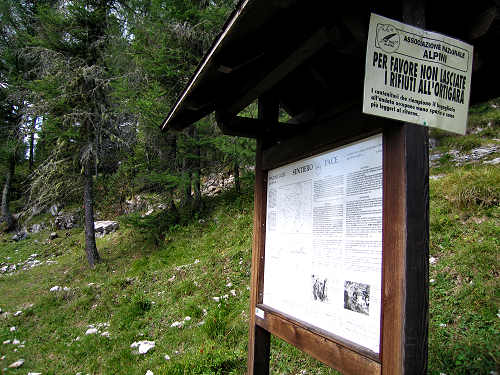 zona monumentale del monte Lozze - altopiano di Asiago 7 Comuni