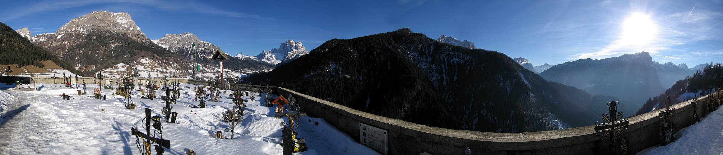 Dolomiti, Pelmo, Val Fiorentina, Pescul, Colle Santa Lucia, Civetta