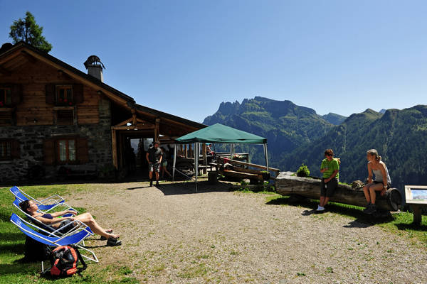 Gares agriturismo Malga Stia a Canale d'Agordo, Dolomiti Bellunesi Pale di San Martino valle di Gares