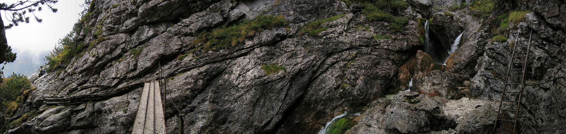 Orrido delle Comelle, Val di Gares, cascata di Gares, Canale d'Agordo