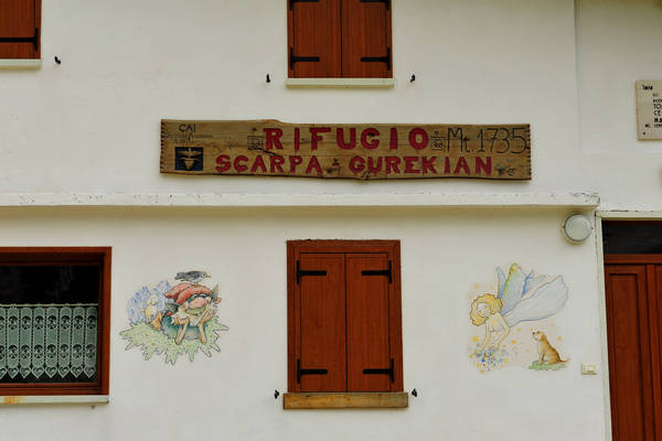 rifugio Scarpa, monte Agner, malga Col di Luna, Frassené Agordino