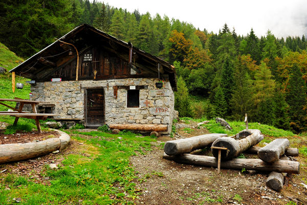 rifugio Scarpa, monte Agner, malga Col di Luna, Frassené Agordino