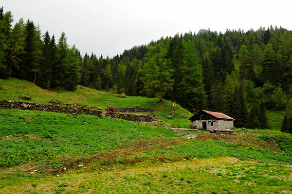 rifugio Scarpa, monte Agner, malga Col di Luna, Frassené Agordino
