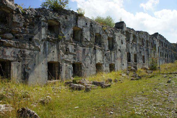 ex forte di Busa Verle al posso di Vezzena, altopiano Folgaria Lavarone Luserna