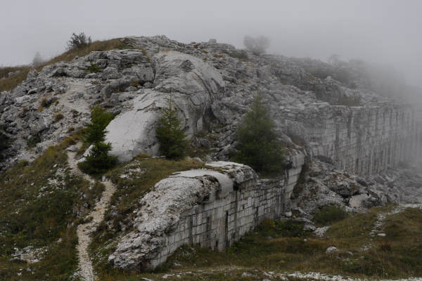 ex forte Dosso delle Somme a Serrada di Folgaria