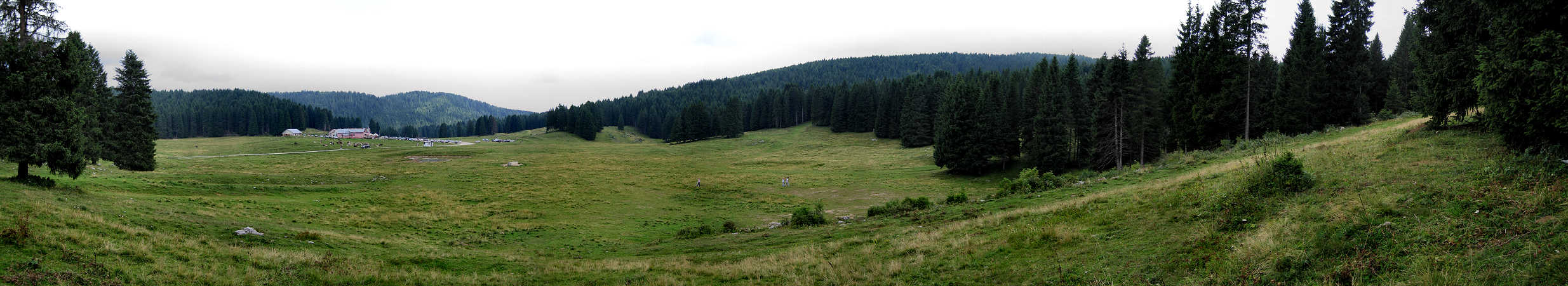 piana di Campolongo di Rotzo - fotografia panoramica