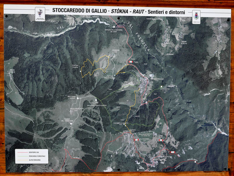escursione Stoccareddo, Zaibena, Val Melago, Col del Rosso, Sasso di Asiago