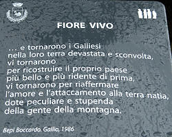 Sentiero del Silenzio, Porta della Memoria, Campomuletto di Gallio