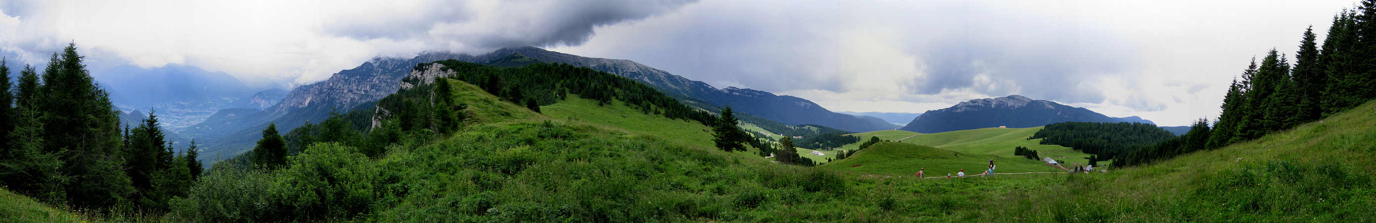 Cima Larici malga Porta Manazzo - fotografia panoramica