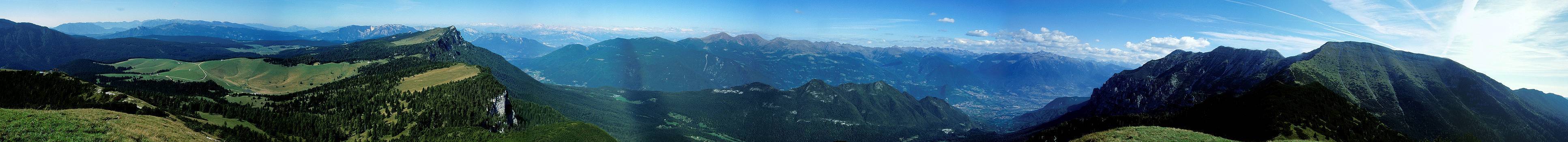Portule, Larici, Vezzena - fotografia panoramica