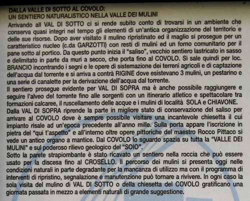 Lusiana - valle dei mulini