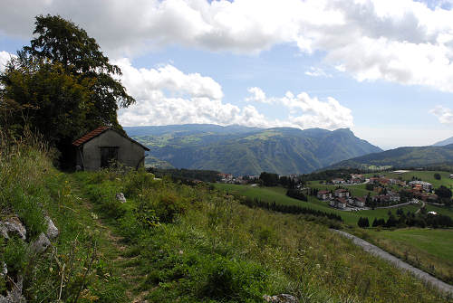 salita al monte Spitz di Tonezza del Cimone