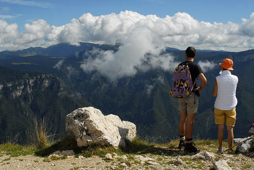 salita al monte Spitz di Tonezza del Cimone