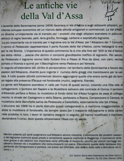 schede didattiche aula didattica graffiti val d'Assa Canove Roana Asiago