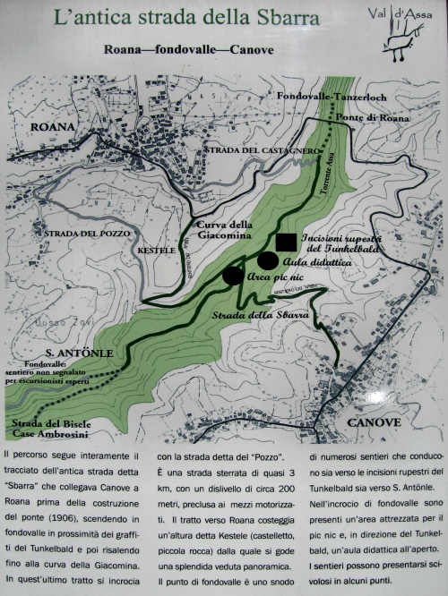 Graffiti della Val d'Assa - Roana - Altopiano di Asiago