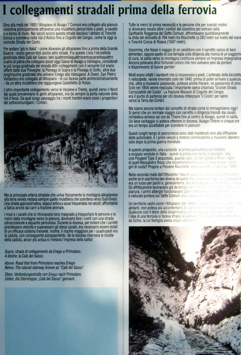 pista ciclabile del trenino