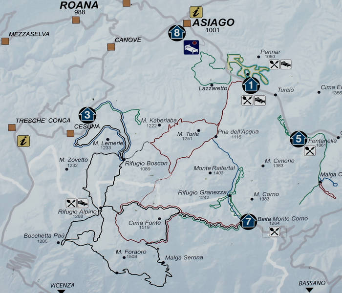 Strada delle Malghe, Caltrano Cesuna di Roana Asiago