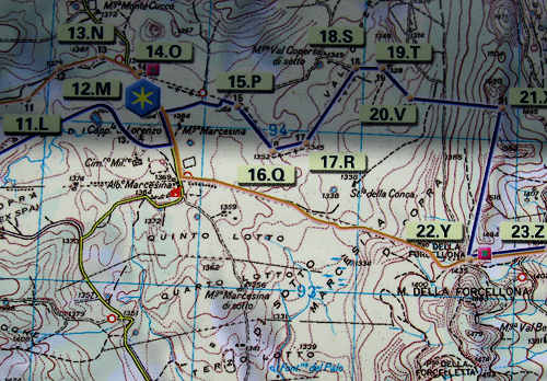 Sentiero dei Cippi - Enego Marcesina - Altopiano di Asiago