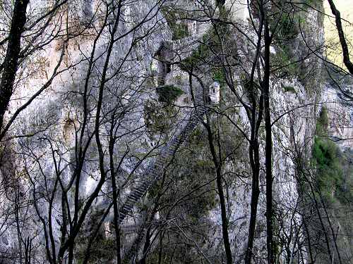 Santuario Madonna della Corona Brentino Belluno Val d'Adige Spiazzi di Ferrara di Monte Baldo