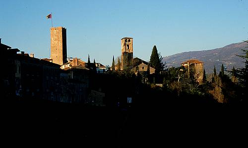 Bassano del Grappa - il castello di Ezzelino