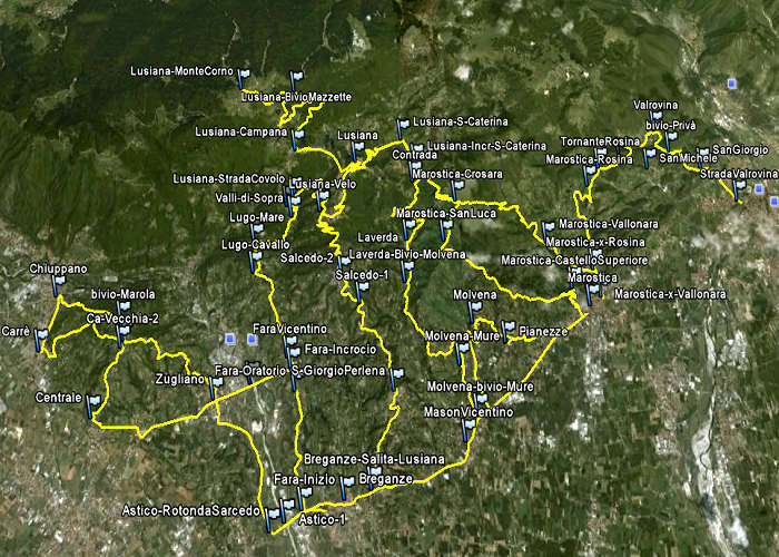 Marostica, Breganze, Lusiana