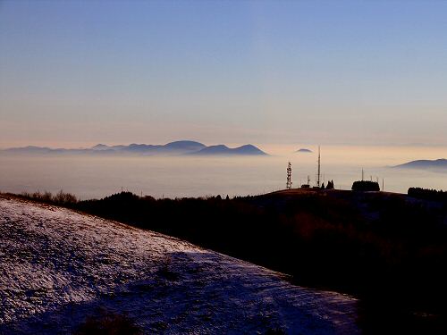 foto tramonto Rubbio