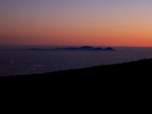 foto tramonto Rubbio