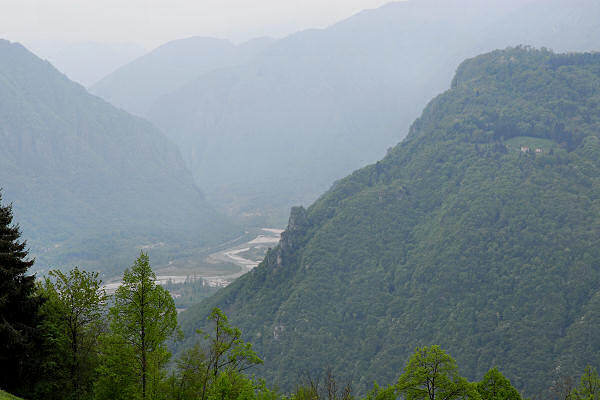 escursione nordic walking Stabie di Lentiai, monte Artent e Col Moscher