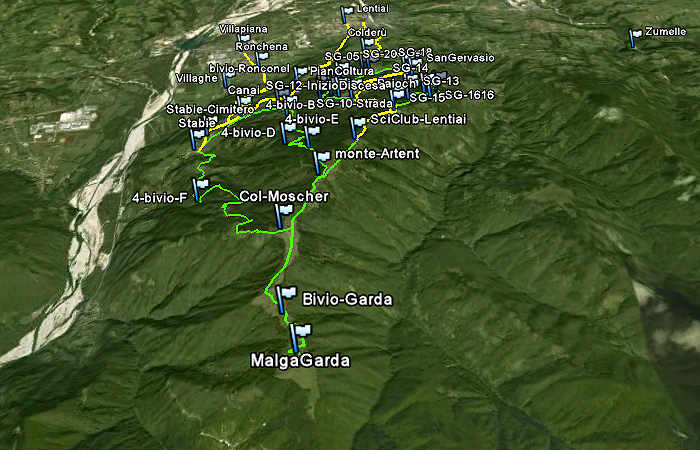 malga Monte Grappa - Colderù di Lentiai - Valbelluna