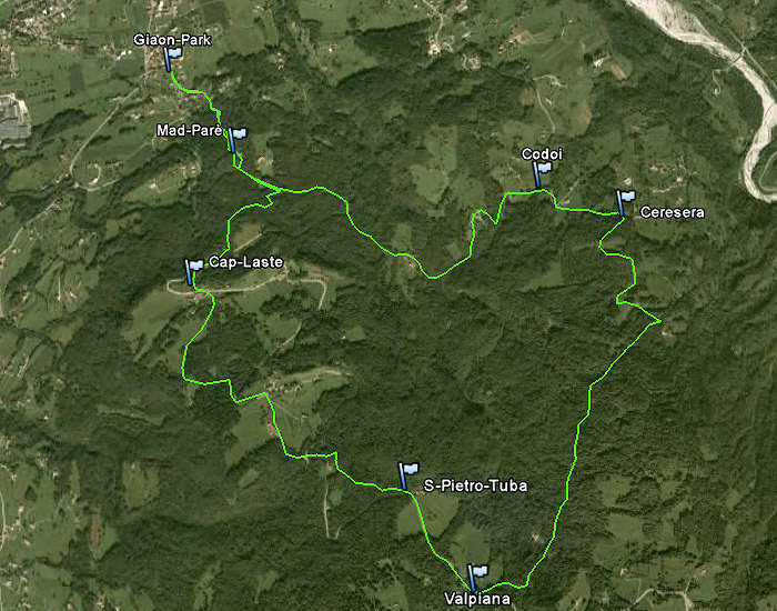 Limana, Giaon, Sentiero Buzzati, via Crucis Madonna Parè