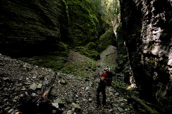 Valle del torrente Ardo, Val de l'Art, monte Schiara, Belluno