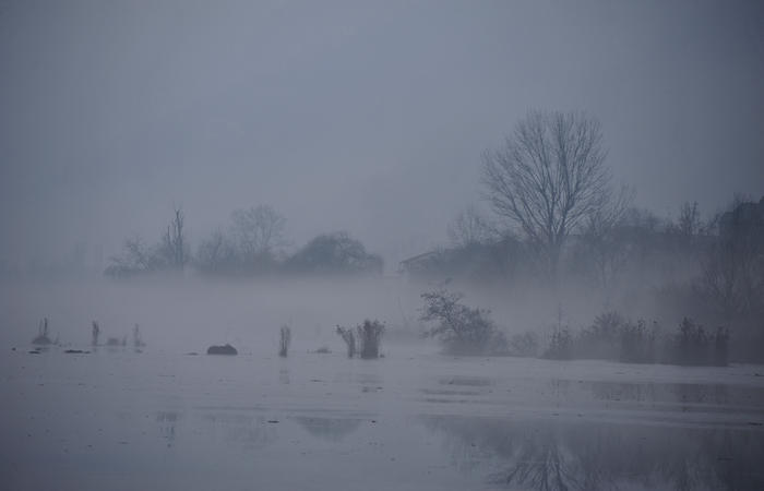 fotografie invernali sul Lago di Fimon, Arcugnano Colli Berici, Vicenza