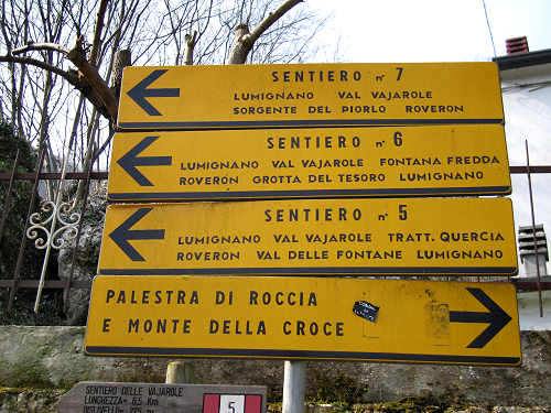 sentieri a Lumingano di Longare, Riviera Berica Colli Berici