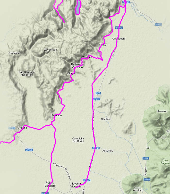 Vicenza Fimon Longare Noventa Vicentina Sossano Cologna Veneta Montagnana