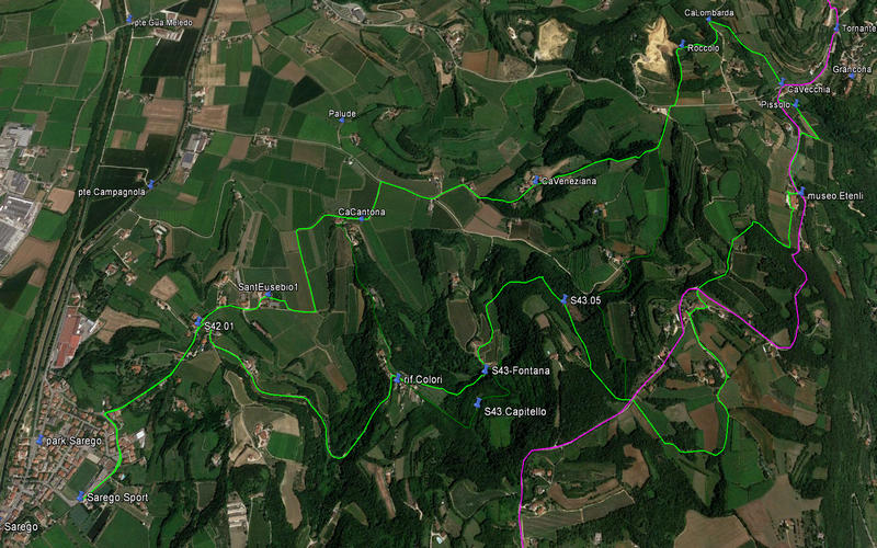 Colli di Sarego, Sant'Eusebio Costa Benedetta, Grancona, Castelletto