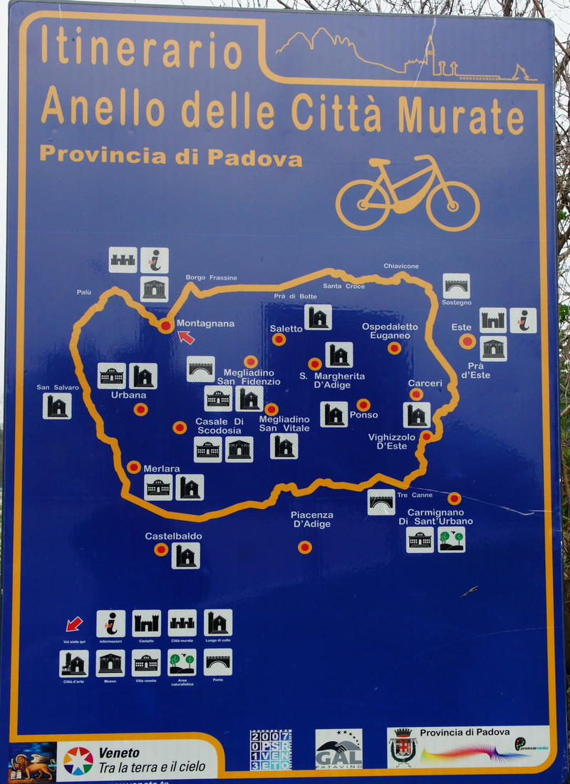 Itinerario anello delle citt&agrave; Murate