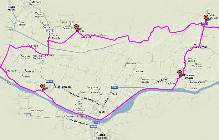 Frassine, Fratta, Gorzone