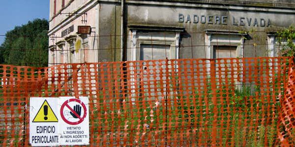 Badoere di Morgano, Treviso, ex ferrovia militare Ostiglia
