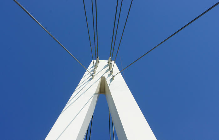 ponte ciclo-pedonale sul fiume Brenta lungo la Treviso-Ostiglia tra Pieve di Curtarolo e Campo San Martino (Padova)