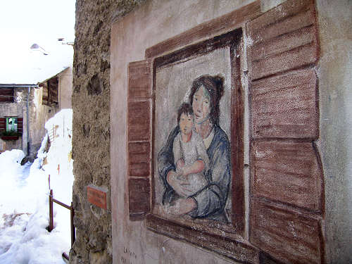 Cibiana di Cadore, i murales di Cibiana