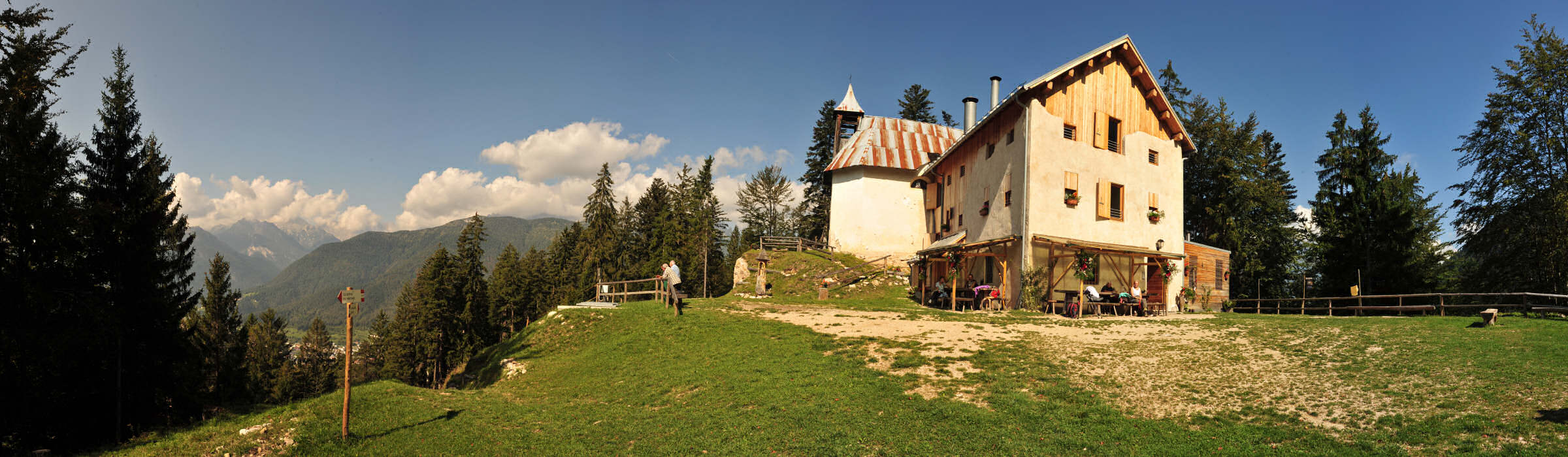 Dolomiti, Domegge di Cadore, rifugio Eremo Romiti