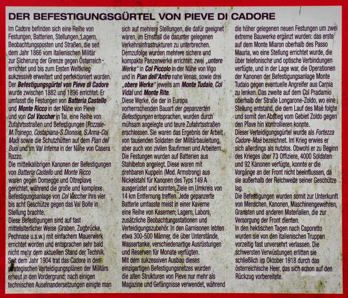 fortezza Cadore-Maè, Belluno Dolomiti