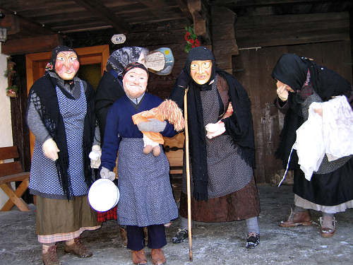 maschere del carnevale di Sappada