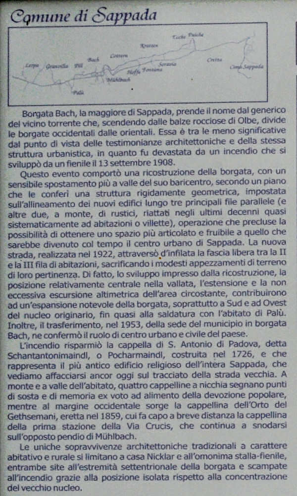 contrade e chiesette a Sappada Plodn