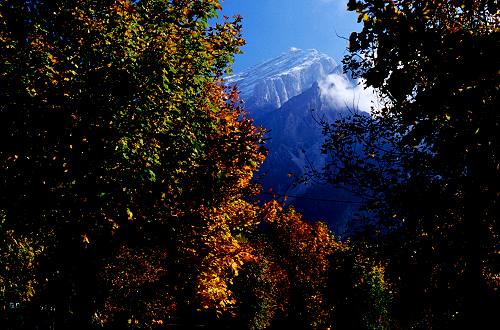 la valle del Boite nei pressi di Vodo di Cadore