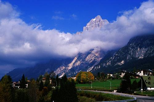 la valle del Boite nei pressi di Vodo di Cadore